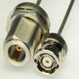 N85B60-85S Jack vách ngăn IP67 giao phối với phích cắm phân cực ngược BNC sử dụng. 085 phù hợp - Product Image 1