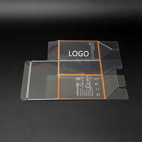 Boîte d'emballage en plastique transparent PVC imprimée sur mesure, boîtes pliantes, emballage transparent recyclable en PET PP