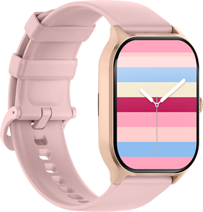 Montre connectée carrée Ruidun Z194, écran tactile en silicone, moniteur de santé <span class=keywords><strong>24h</strong></span>/24 (suivi du sommeil et de l'activité), lecteur de musique, répondre aux appels - Product Image 1