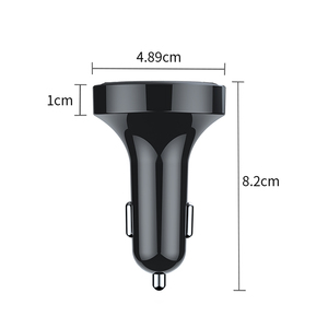 Émetteur FM pour voiture BT5.0, kit mains libres pour voiture, chargeur double USB 3.1A avec lumière LED colorée, lecteur MP3, <span class=keywords><strong>carte</strong></span> TF/clé USB, vente en gros - Product Image 4
