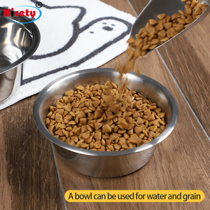 Mangkuk Minum Anjing Stainless Steel, Wadah Besar, Mangkuk Makan Hewan Peliharaan Baja Berkualitas Baik - Product Image 6