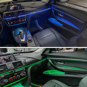 Luz Ambiental Decorativa, Luz de Atmósfera F32 F33 F34 F36 Nueva 2014-2019, 11 Colores para <span class=keywords><strong>BMW</strong></span> Serie 3 F30 F35 F31 GT / Serie 4 <span class=keywords><strong>CE</strong></span> - Product Image 5
