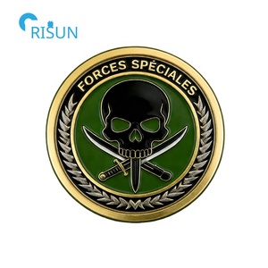 Souvenirs personnalisés du drapeau belge, médailles des forces armées, médailles commémoratives, pièces de monnaie personnalisées, pièce de monnaie de défi de la Belgique - Product Image 2