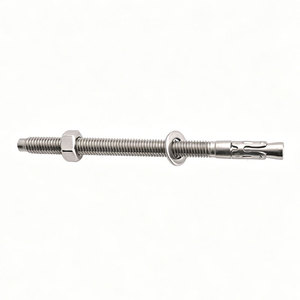 Ancre à coin robuste en acier inoxydable 304 M12 x 135 mm galvanisée, tailles M6/M12/M20, tête hexagonale norme ISO - Product Image 4