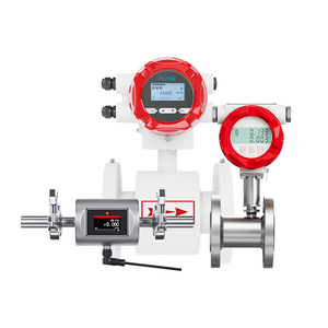 เครื่องวัดการไหลแบบแม่เหล็กไฟฟ้า Asmik แบบยึดหน้าแปลนสแตนเลส สำหรับวัดการไหลของน้ำและของเหลวที่นำไฟฟ้า ความแม่นยำระดับ 0.5 - Product Image 1