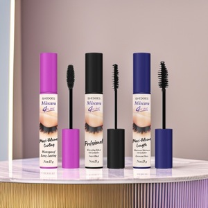 Máscara de Pestañas 4 en 1, Resistente al Agua y al Sudor, Sin Manchas, Larga Duración, Extensión de Pestañas, Volumen y Longitud, Maquillaje Cosmético - Product Image 2