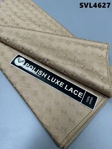 Algodón 100% de alta calidad para tela de encaje de gasa Suiza recién llegado encaje blanco pulido de África estilo Jacquard para ropa de hombre - Product Image 6