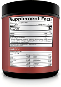 Péptidos de Colágeno Hidrolizado OEM ODM, HACCP ISO22000, 454 g, 58 Porciones, Sin Sabor, Certificado NSF - Product Image 2