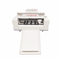 Cortador de hojas de servomotor CCD de doble cabezal con alimentación automática de papel