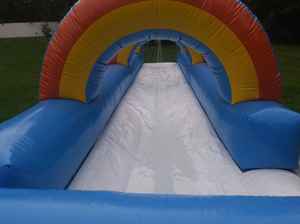 Dành cho người lớn trượt và trượt Inflatable thương mại trượt nước 1000 <span class=keywords><strong>ft</strong></span> trượt N trượt Inflatable thành phố - Product Image 3