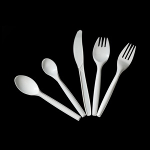 Cubiertos de plástico PP, muestra disponible, mayorista OEM/ODM, cubiertos de plástico para fiestas, camping, ecológicos y reutilizables - Product Image 4