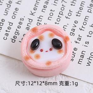 มินิชชาช่าเอ้กทาร์ต ของเล่นอาหารการ์ตูน อุปกรณ์ตกแต่งเครื่องประดับ DIY กาวครีมเรซิ่น อุปกรณ์ตกแต่งขนาดเล็ก กิ๊บติดผม วัสดุทำมือ - Product Image 6