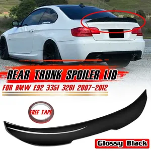 สปอยเลอร์หลังทรง E92 P/M4/PSM สำหรับ BMW E92 M3 2DR Coupe ปี 2007-2013  ชุดแต่งสปอยเลอร์ฝากระโปรงท้าย - Product Image 1