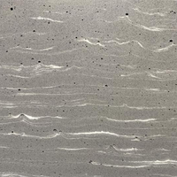 Dalle de terrazzo polie haute brillance, bloc de table en pierre artificielle, mobilier en pierre artificielle, conception personnalisée pour dessus de table à manger