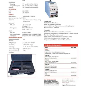 แบตเตอรี่ Megger BVM จากสวีเดน สำหรับเครื่องมือวัดและวิเคราะห์ แบตเตอรี่ BVM สวีเดน BVM แบตเตอรี่ BVM สวีเดน BVM - Product Image 4