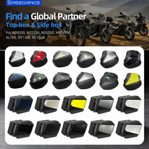 Accesorios para Motocicleta SPD, Caja Trasera de PP Negra de 50L, Maleta Superior con Cojín Interior, Reequipamiento/Actualización, Garantía OEM para Honda <span class=keywords><strong>XADV750</strong></span> - Product Image 4