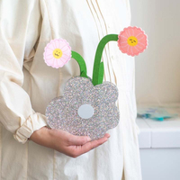 Nouvelle série de vases en acrylique de polissage saisonnier Fleurs séchées Cadeaux Ornements en plexiglas