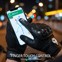 Guantes Universales de Motociclismo FUNTIMES para Hombre y Mujer, Guantes de Motociclismo de Dedo Completo para Conducir al Aire Libre