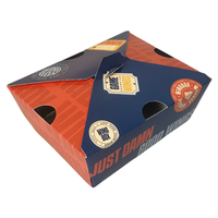Vente en gros d'emballage de fast-food personnalisé à emporter Kfc French Fried Chicken Nuggets Wings Ships Takeaway Lunch Paper Box