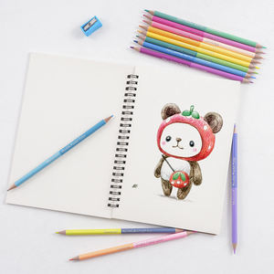 Macaron 24 Màu Bút Chì Thiết Lập Đôi Đầu Dầu Màu Bút Chì Sinh Thái Thân Thiện Với Màu Bút Chì Cho Trẻ Em - Product Image 6