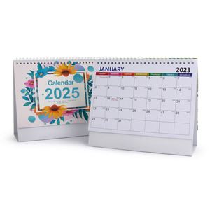 Calendrier de bureau mural A5 personnalisé 2026 2027 – Calendrier de table à feuilles mobiles sur chevalet - Product Image 2