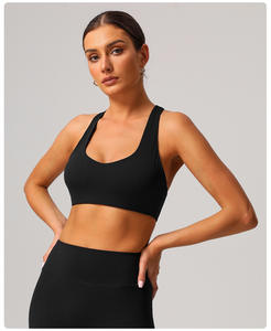 Ropa de Yoga para Fitness 2025 para mujer, sujetador de Yoga para correr al aire libre, almohadilla de pecho desmontable, sujetador de ejercicio de secado rápido desnudo - Product Image 5