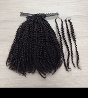 Extensions de cheveux en crochet de type nouveau produit en gros, cheveux humains, vague corporelle, afro bouclé, pixie bouclé, cheveux en crochet pré-bouclés