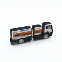 Kulkas bagus mobil bentuk usb flash drive massal PVC usb disk 16GB murah bentuk truk memori usb
