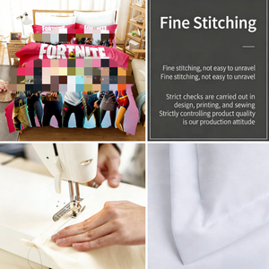 Set Copripiumino e Federe Personalizzato Stampato in 3D 100% Poliestere, Set Lenzuola 2/3 Pezzi per Casa, Hotel, Camera da <span class=keywords><strong>Letto</strong></span>, Arredamento a Tema - Product Image 6