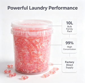 Capsules de <span class=keywords><strong>lessive</strong></span> concentrées en vrac de 10 L, marque privée du fabricant, vente en gros pour usage commercial - Product Image 1
