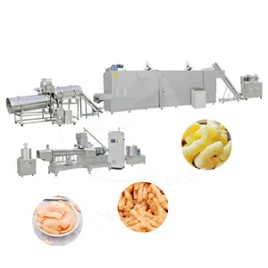 ORME Maize Puff Cheese Ball Chip Make Machine Corn Fried Pallet Snack Expand Food Production Line