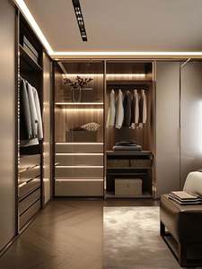 Armoire de rangement en bois sur mesure haut de gamme au design créatif pour chambre, salle à manger, hôpital, école, style moderne - Product Image 4