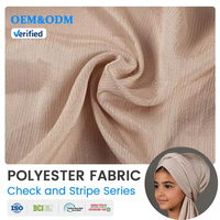 Foulard pour enfants en polyester satiné à rayures écossaises, antistatique et résistant, Hijab pour enfants pour les jeux en extérieur