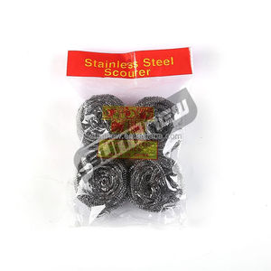 친환경 가정용 청소 공 금속 수세미 0.13mm <span class=keywords><strong>SS</strong></span> 410 <span class=keywords><strong>430</strong></span> 스테인레스 스틸 와이어 수세미 - Product Image 6