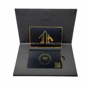 Hot Sale Customized Printed Premium Plastic Gift Box Packaging For Gift Card Metal Card NFC Business Card Packaging