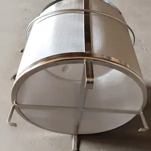 11.8x12.2 Inch Wine Beer Tea Kettle Dry Hops Filter Brewing Hopper Strainer 300 Micron Mesh Barrel Grain Basket