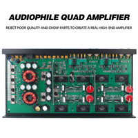 Amplificateur audio de voiture Zeming G4100, amplificateur de voiture 4 canaux classe AB, 4*100W 4*200W pour système de haut-parleurs de voiture