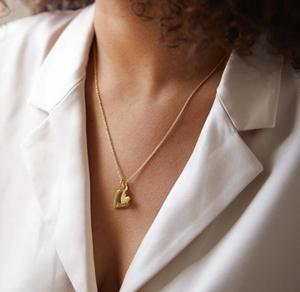 Collier Double deux cœurs personnalisé en acier inoxydable, pendentifs minuscules, nom gravé, Date, année, bijoux <span class=keywords><strong>d</strong></span>'<span class=keywords><strong>amour</strong></span>, cadeau - Product Image 6