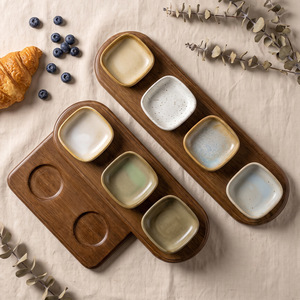 Nouvel ensemble de coupelles à sauce en céramique compactes pour condiments, chutney, huile d'olive, beurre, et sauces sucrées et acidulées, vaisselle de table domestique - Product Image 3