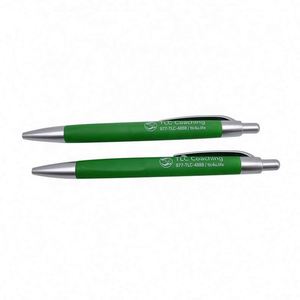 Promotional Plastic Ballpoint Pen with Custom Logo 0.5mm Writing Width <b>Cheap</b> Logo Pen - Product Image 1