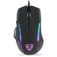 Souris de jeu filaire haute performance Motospeed V90 avec rétroéclairage RVB pour ordinateur portable, souris gamer