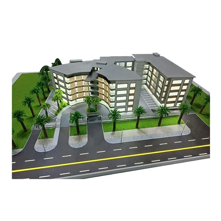 स्केल मॉडल डिजाइन के लिए 3 डी मैक्वेट आर्किटेक्चर टर्टल इमारतों को अनुकूलित करें