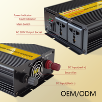Pretiosus onduleur Intelligent onduleur DC12V à AC 220V 1000W aluminium modifié onduleur à onde sinusoïdale convertisseur de puissance