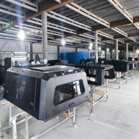 Toyota Vigo Double Cab – Couvre-benne rigide en aluminium étanche, type Hard Cover & Canopy & Tonneau Cover & Truck Topper