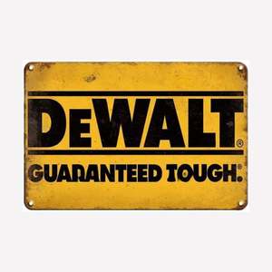ป้ายโลหะวินเทจ 20x30 ซม. ป้ายดีบุกสไตล์เรโทร ป้ายโฆษณาเครื่องมือ ป้ายโลหะ - Product Image 1