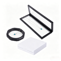 Boîte de présentation flottante 3D en TPU à membrane élastique pour collection de pièces commémoratives, badges et médailles