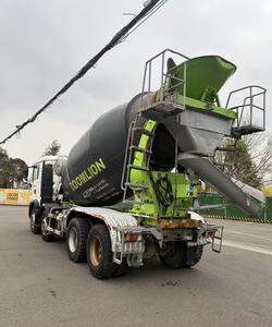 Camion malaxeur à béton ZOOMLION d'occasion 8~12 m³ HOWO Sinotruk Isuzu TX 350 8x4 avec moteur chinois Weichai, engin de construction - Product Image 3