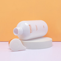 Flacon de lotion en PET blanc multi-tailles avec pompe dorée 120 250 300 500 ml pour salon et maison, pour lotion, shampoing et savon liquide pour les mains