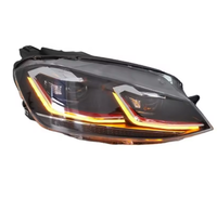 WELIFTRICH Faros Delanteros LED de Alta Calidad 6000K 8000 Lúmenes 12V 70W para Golf 7 Mk7 2013-2016 Plug and Play 1 Año de Garantía