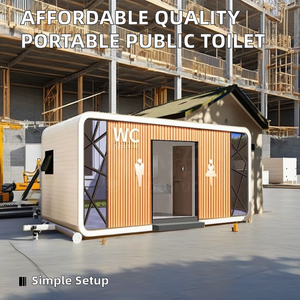 Baño Móvil Portátil de Acero Moderno de Alta Calidad, Baño Público Exterior Conveniente para Parques y Uso a Bajo Precio - Product Image 3